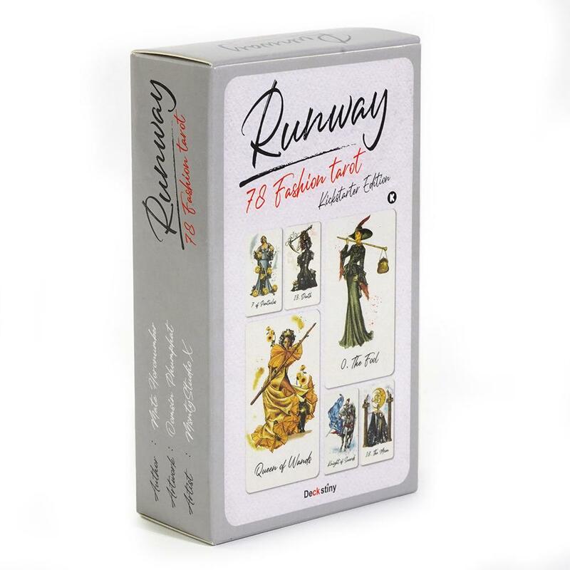 10.3*6cm Runway Tarot 78 card fashion style tarot A fragrant identity that lingers inward Fortune Telling Game Divination Tools