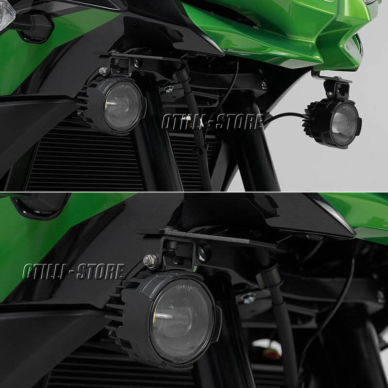 Versys 650 accessori moto supporto staffa faretto luce sportiva fendinebbia Kit di montaggio per Kawasaki VERSYS650 2014 - 2022