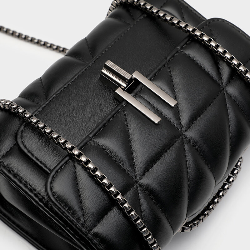 Women Luxury Designer genuine Bags Leather Chain Women Handbags Shoulder Female bag New Casual Fashion Ladies Messenger Bags