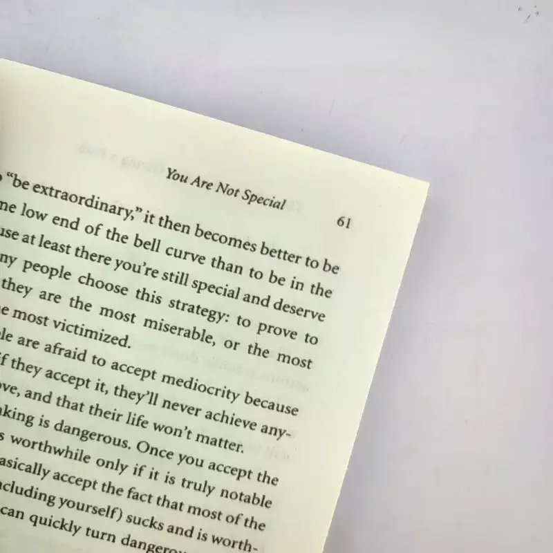 The Subtle Art of Not Give A F * C/Reshape Happiness/how To Live As You Want By Mark Manson Self Management Relief Book