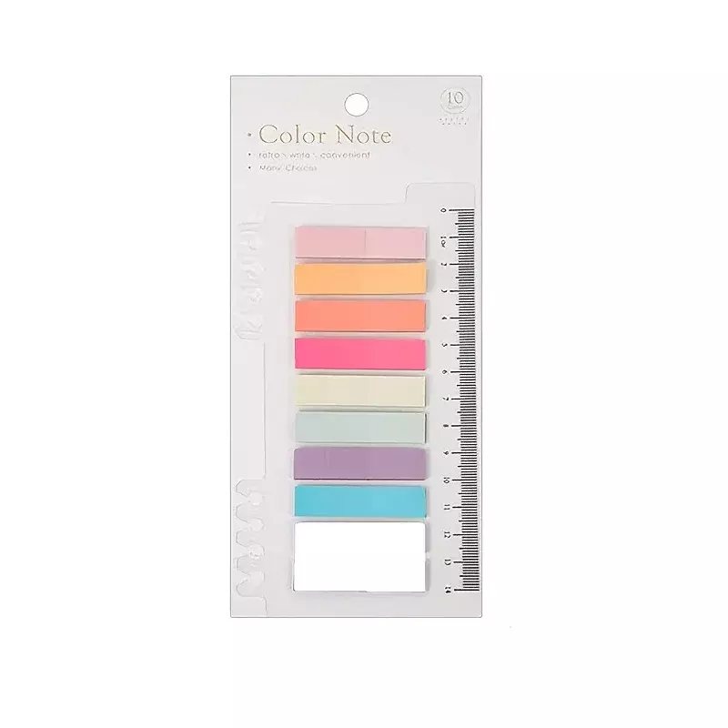 200 Sheets Sticky Notes Set with Ruler for Index Tabs Page Markers To Do List Planners School Office Stationery Supplies