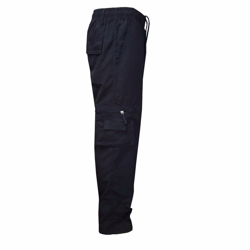 Męskie bawełniane spodnie typu Twill kombinezony kilka kieszeni swobodne spodnie męskie spodnie do wędrówek pieszych spodnie Cargo luźne pantalony 2024