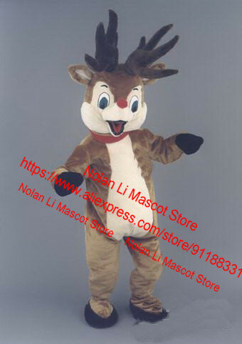 Hot Sale EVA Material Helmet Deer Mascot Costume Cartoon Set Halloween Birthday Party Cosplay Advertising Game Holiday Gift 609