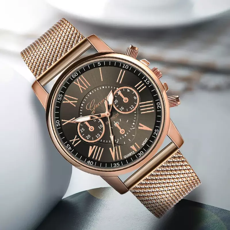 Business Damen uhren Mode Genf Marke römische Ziffer einfache Uhr kol saati montre femme relogio feminino reloj mujer