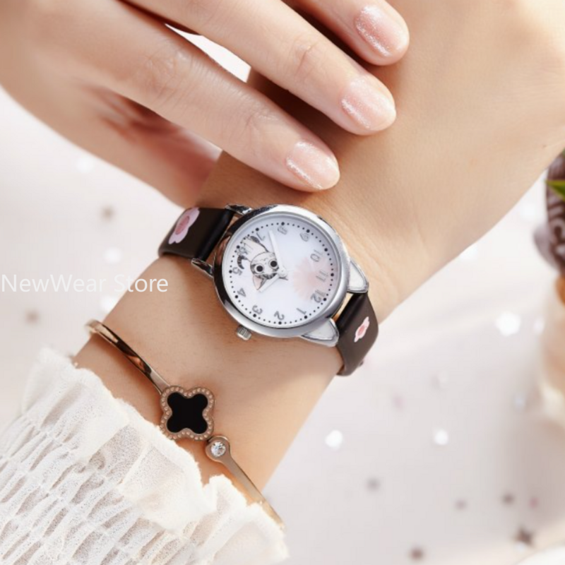 Śliczny serowy wzór kota zegarki dla dzieci dziewczyny kwarcowe analogowe zegarki dziecięce dla kobiet zegar studencki prezent Relogio Feminino