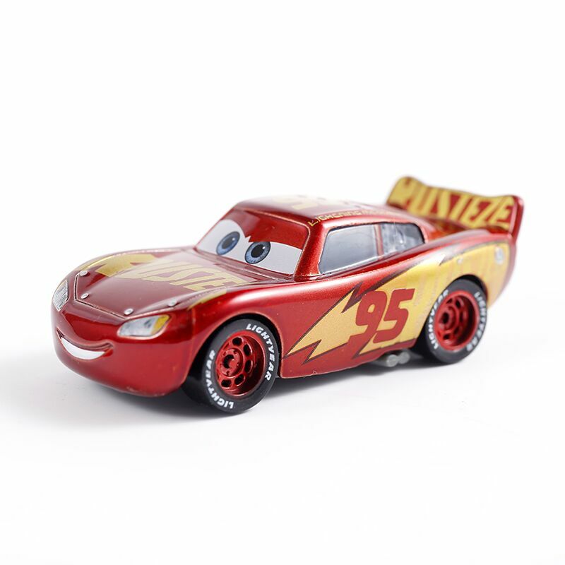 Disney Pixar Toy Car 2/3 Lightning McQueen Jackson Storm 1:55 modello in lega di metallo pressofuso compleanno per bambini/regalo di natale