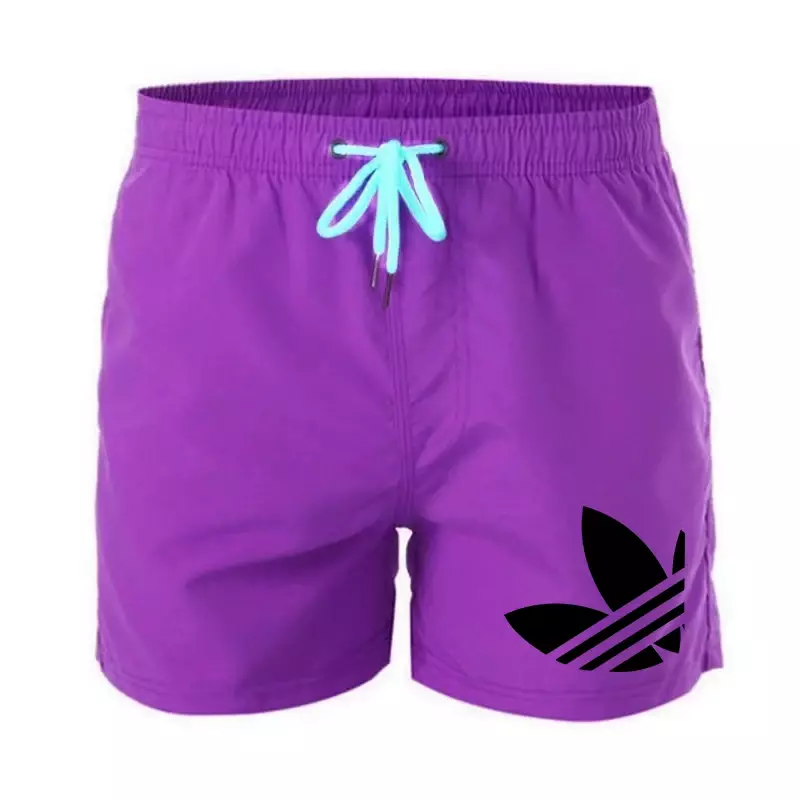 Pantalones cortos cómodos para hombre, pantalón de chándal informal, holgado, a la moda, bañador de playa, verano, 2024