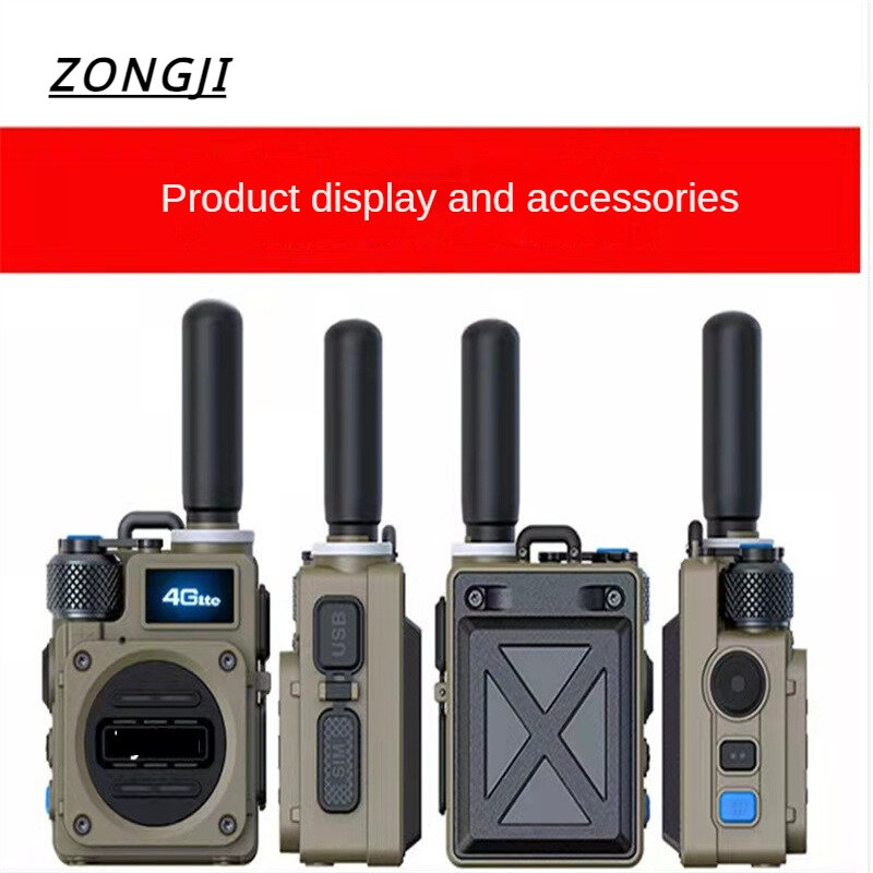 Ultimate Outdoor Handheld Walkie Talkie with 4G Full Network Communication for Uninterrupted Connectivity Portable Unique Design