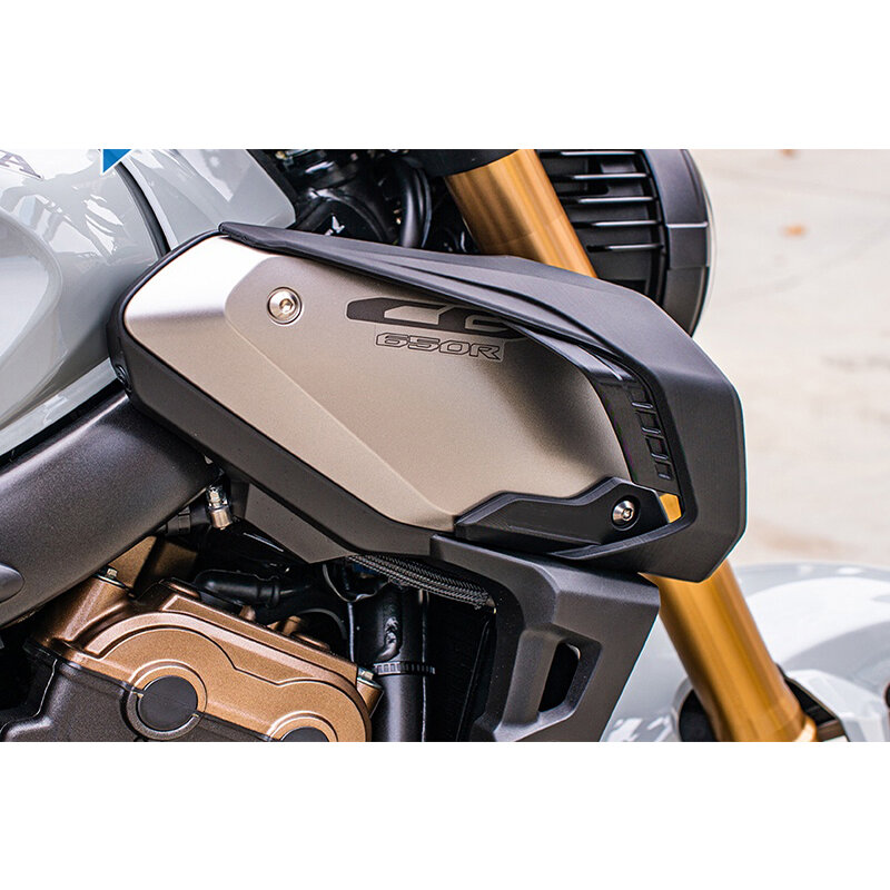MTKRACING Defletor de ar para motocicleta, Aletas de guarda de asa, Capa Decorativa, HONDA CB650R 2023 CB 650R 2018-2022