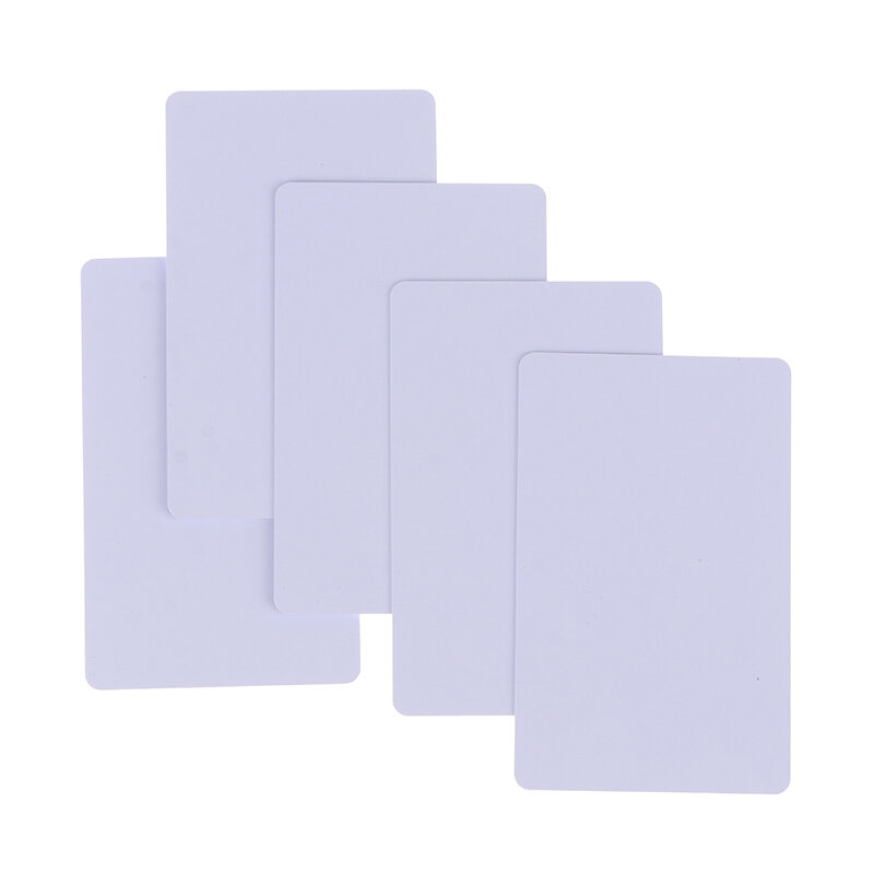 1/5 stücke leer nfc smart card tag s50 13,56 mhz lesen schreiben rfid karten smart card weiße karten