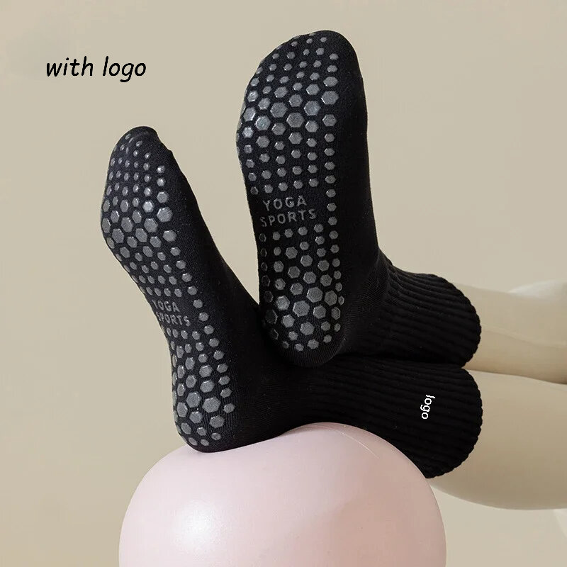 AL Йога средней длины Носки для йоги женские танцевальные профессиональные внутренние дизайнерские Нескользящие склеенные носки для спорта