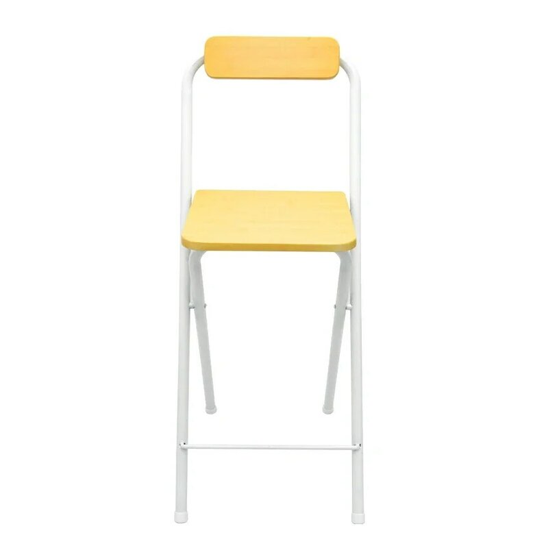 Dla 59A składany wysoki stołek salon kreatywny drewniany wysoki stołek przenośny domowy Bar oparcie krzesło na wysokiej stopce fotel wypoczynkowy