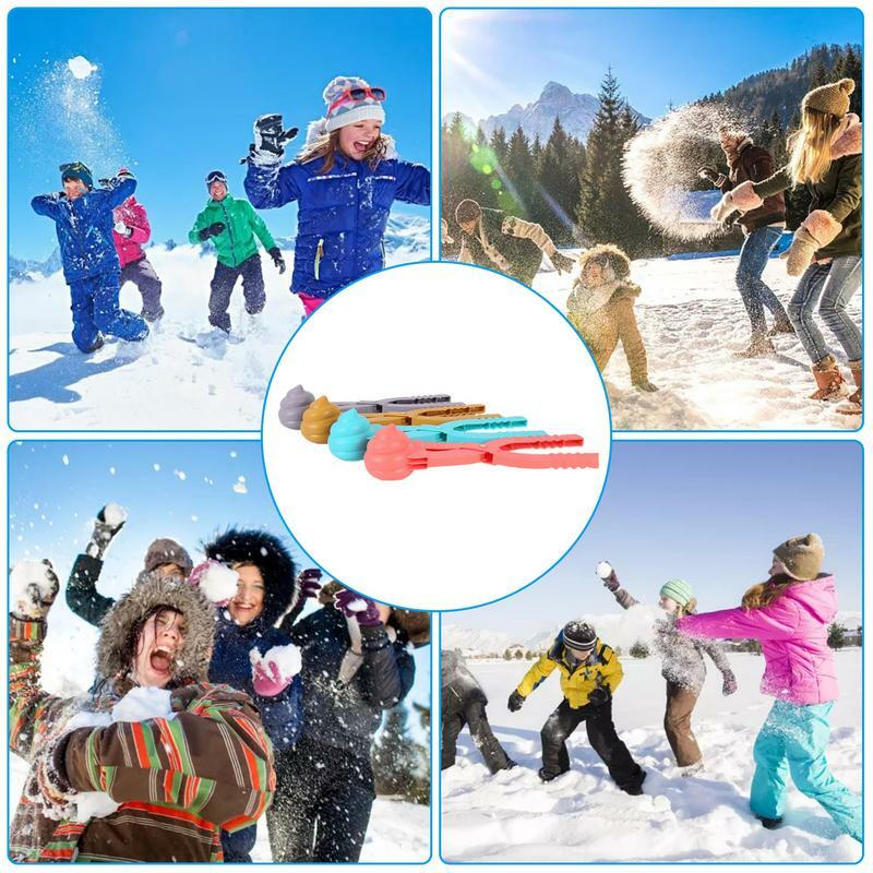 Sneeuwbalmaker Clips Zandbal Mallen Winter Sneeuwbal Speelgoed Kruk Vorm Nieuwigheid Sneeuwbal Maker Gereedschap Zandclip Speelgoed Gemakkelijk