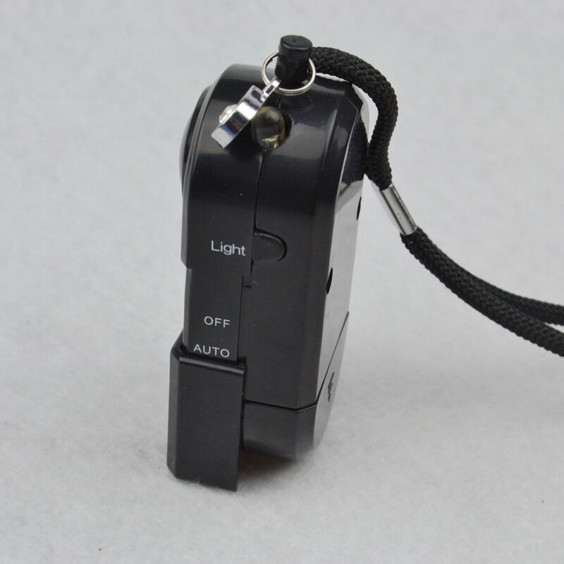 Osobisty czujnik alarmu na podczerwień czujnik do podróży bezpieczeństwo w domu Mini czarny bezpieczeństwa LED Light Slipcover