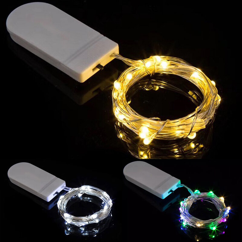 Fee String Lichter Wasserdichte LED Twinkle Lichter 3,3 Füße 10 Fee Leuchtet Batterie Betrieben Dekorative Lichter DIY Handwerk Kupfer