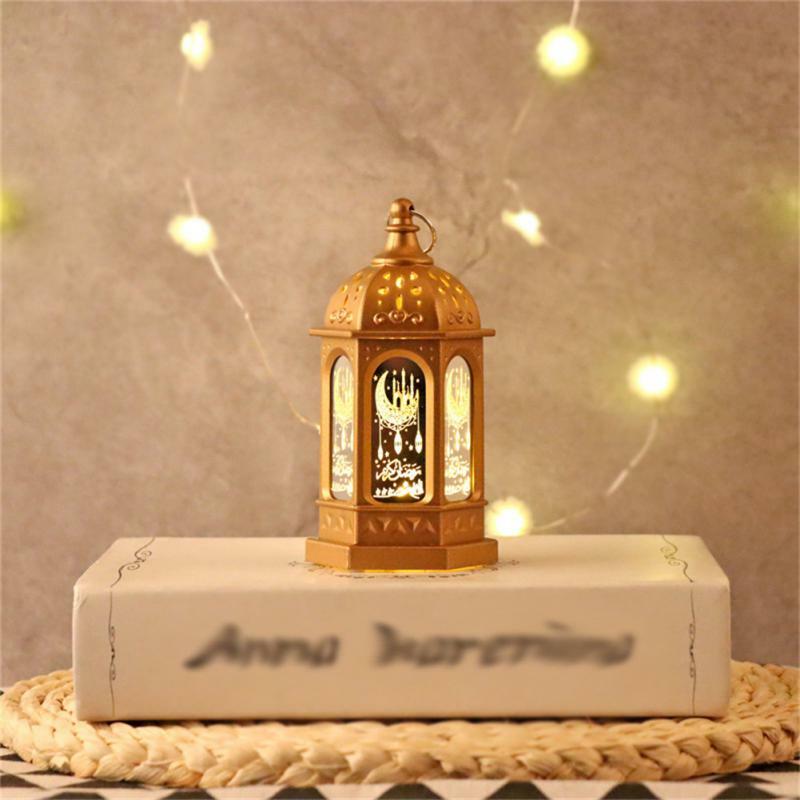 Ramadan Festival LED Light Ornament wisząca latarenka Eid Mubarak dekoracyjne lampy Led muzułmańskich materiałów oświetlenie świąteczne