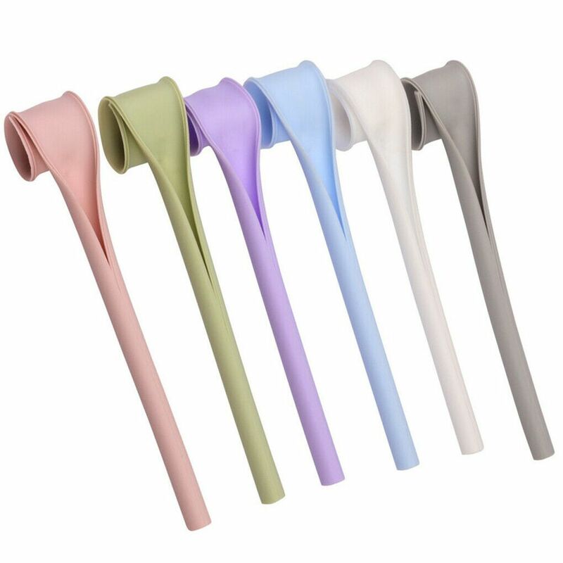 Protects Teeth BPA Free Soft Openable Detachable Silicone Straws Snap Straw Reusable