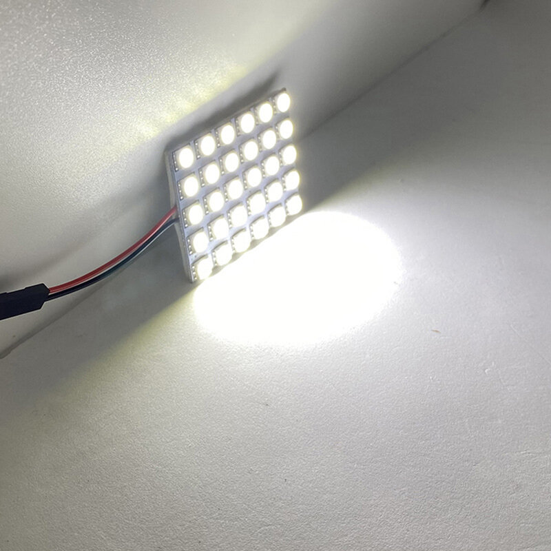 Luz de lectura LED T10 para techo de coche, lámpara Interior de techo, Bombilla de lectura de mapa, luz de paso de puerta lateral, 5050 LED, 12V de CC