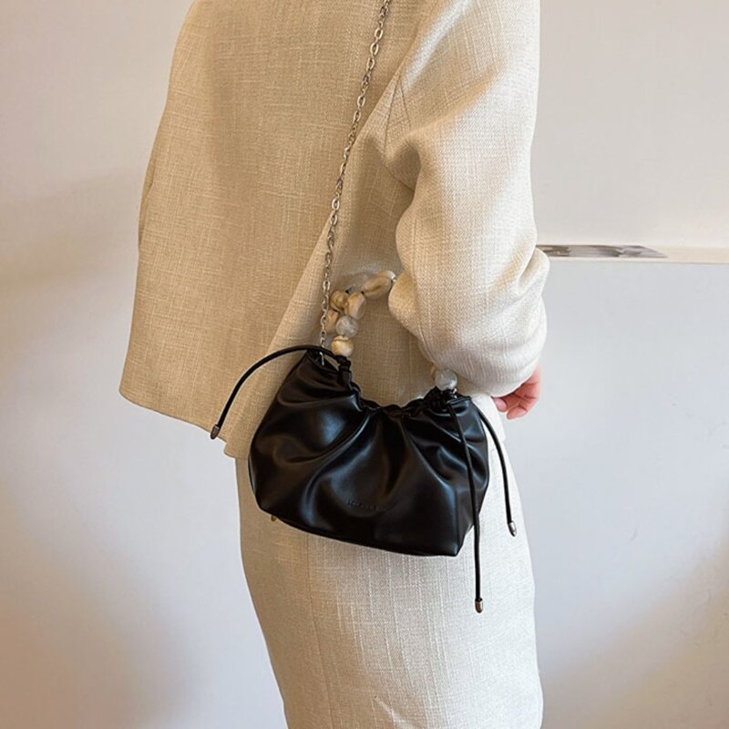 Trendy Shoulder Bag 2024 Retro Large Capacity Underarm Bag Casual Messenger Bag Lady