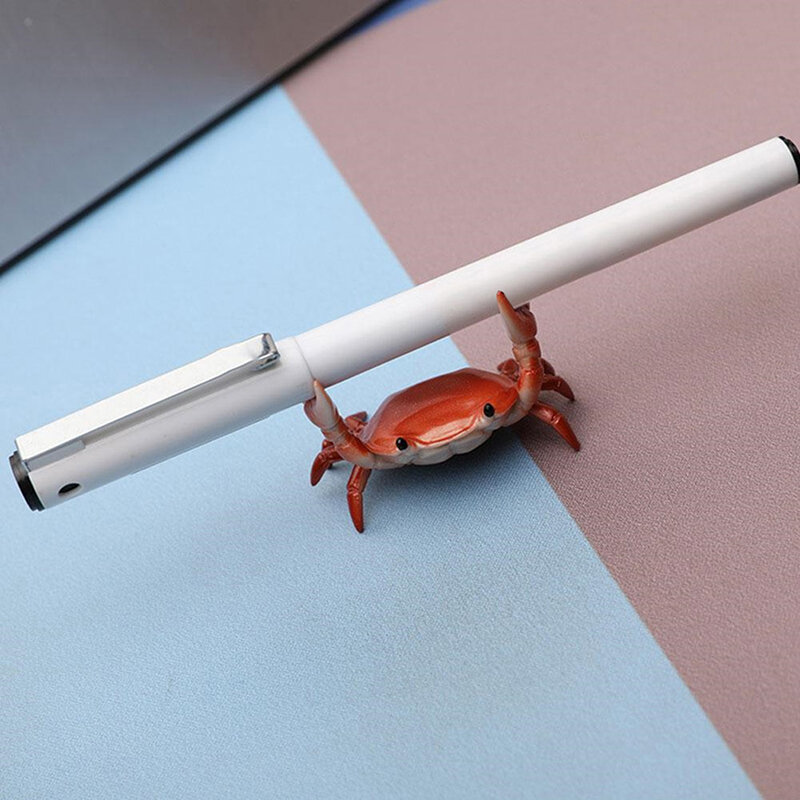 جديد اليابانية الإبداعية لطيف كراب حامل قلم رفع الأثقال السرطانات حامل قلم قوس تخزين الرف هدية القرطاسية
