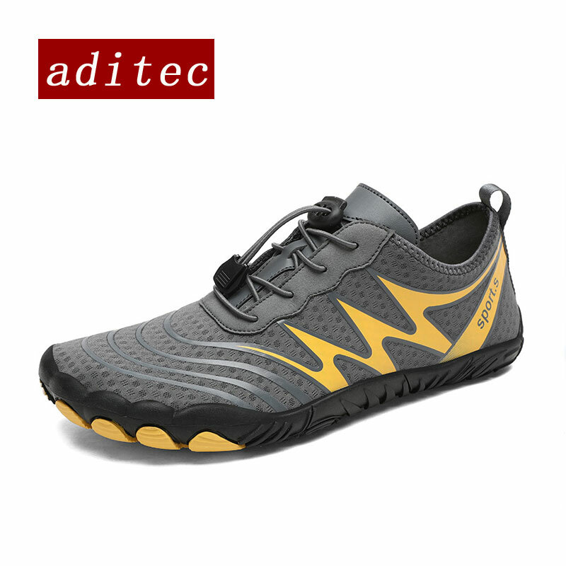 Solas de borracha antiderrapante wading secagem rápida sapatos Sapatos de viagem ao ar livre confortáveis calçados esportivos respiráveis para homens e mulheres