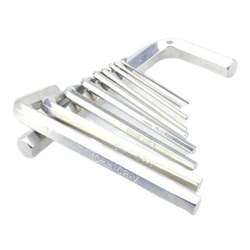 L-образный шестигранный ключ, стальные ручные инструменты, 1 шт., L-образный шестигранный ключ, гаечный ключ, 1,5-12 мм, длительный срок службы