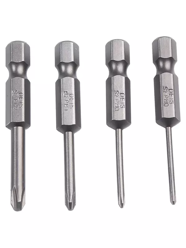 High Quality Screwdriver Bits 1/4 Hex Shank Grey Hand Screwdrivers Hand Tools Magnetic Bits Multifuctional PH00