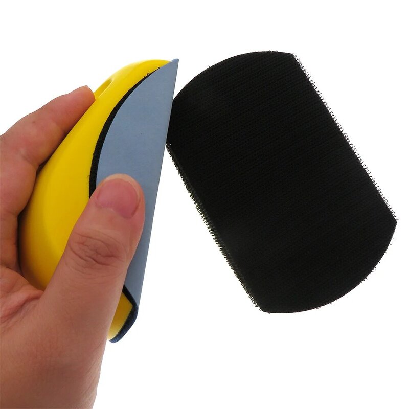 5 ''6'' ручной шлифовальный блок, полиуретановый ручной шлифовальный блок, абразивный инструмент для наждачной бумаги на липучке, автомобильный шлифовальный диск