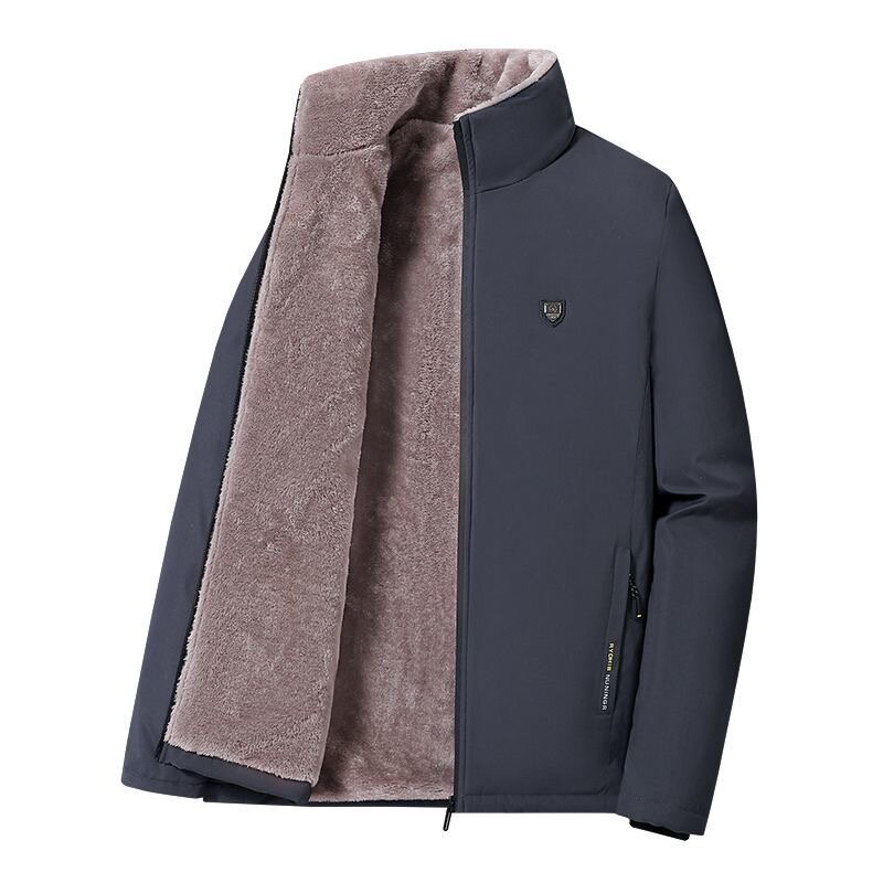 Jaqueta masculina acolchoada em algodão, casaco casual solto, casaco grosso quente, moda clássica nova, outono e inverno, £ 2023