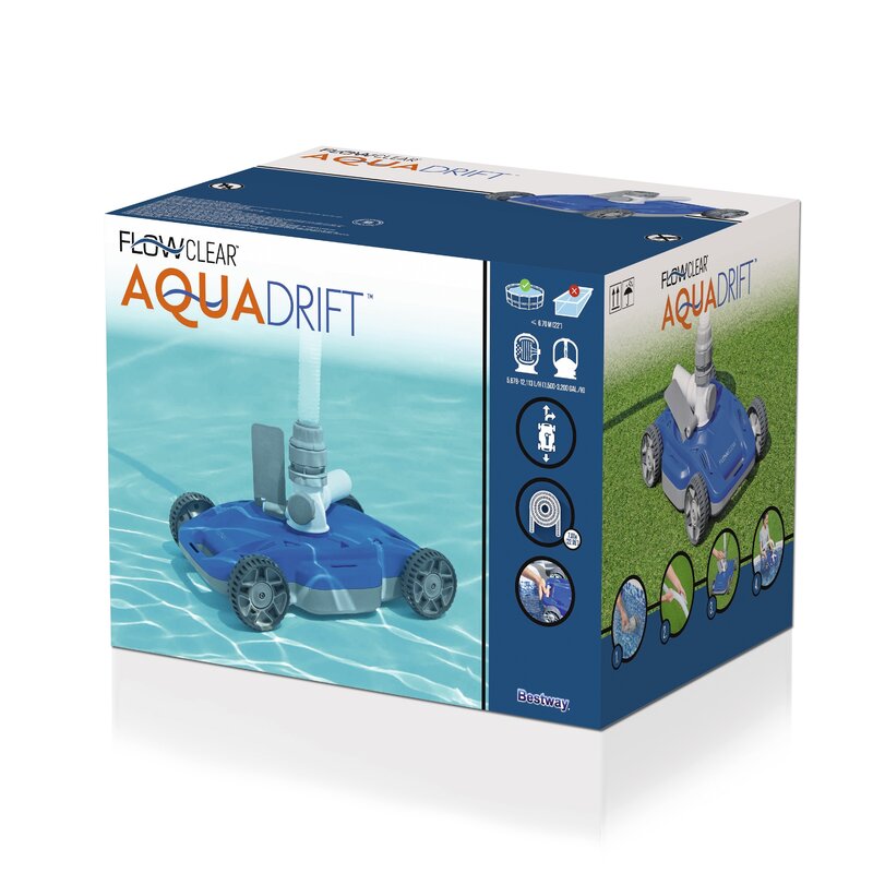 58665 Pool Accessories Flowclear AquaDrift Automatic Pool Vacuum Cleaner