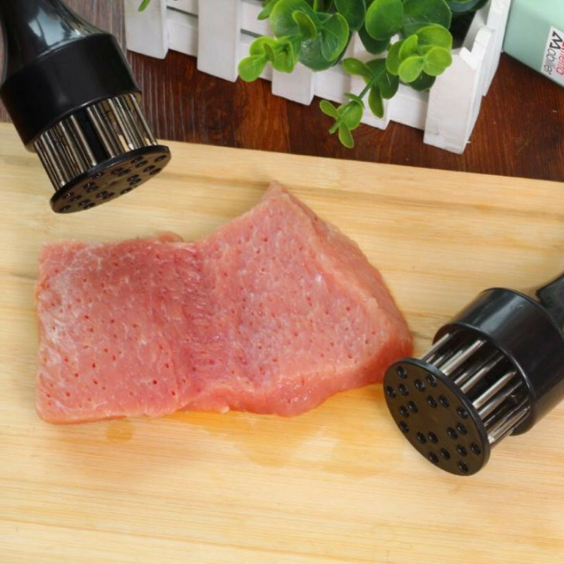 Home Steak Tenderizer Stainless Steel Sinew Breaker Needle Outdoor Bbq Pork Chops Loosener Meat Hammer Kitchen Tools