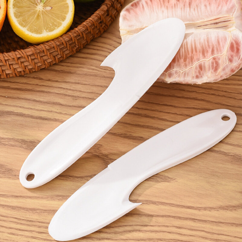 Pogrubiony nóż grejpfrutowy Pomelo obieraczka do obierania obieraczki plastikowe domowe nóż Pomelo gadżety kuchenne narzędzia do otwierania owocowy