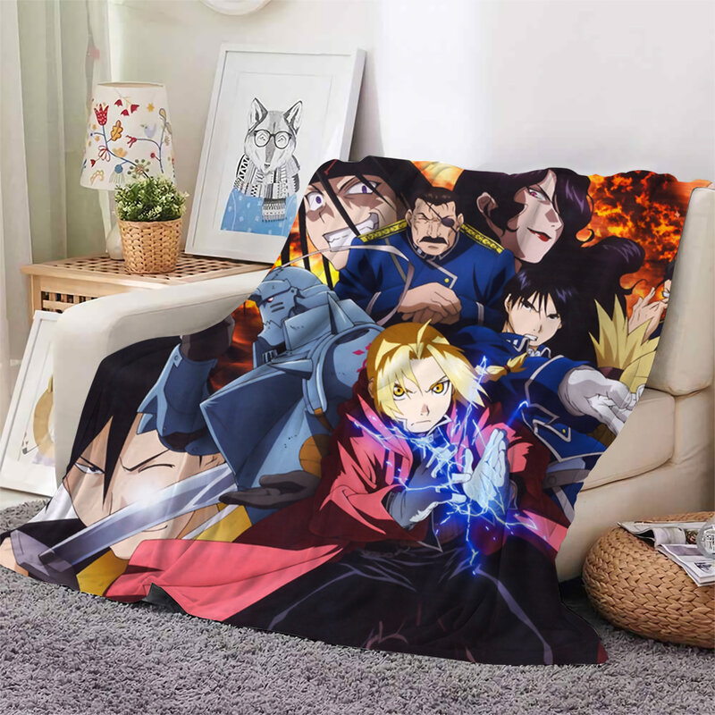 CLOOCL Japanischen Anime Fullmetal Alchemist Decke Mode Flanell Decke Büro Nickerchen Decke Klimaanlage Quilt Drop Verschiffen