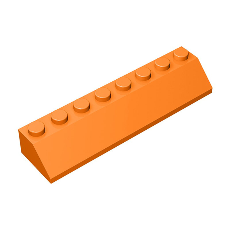 Gobricks 10Pcs Parts Brick Slope 2 x 8 DIY block brick part 4445 Compatible With Particles Children's Assembles Building Blocks
