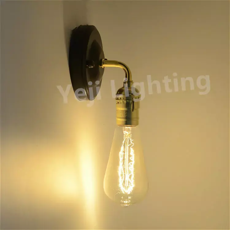 E27 Vintage retro lamp holder for Aisle Bed Balcony Cafe Home Mini Decorative Wall light lighting accessories ceiling rose diy