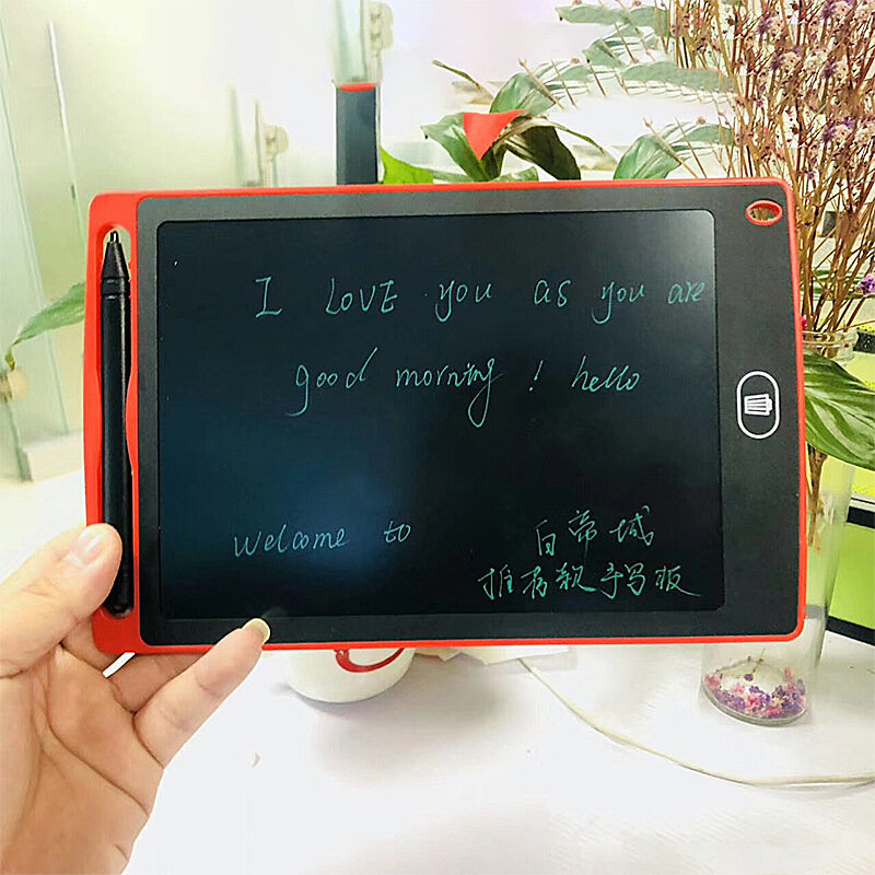 Tablet Gambar LCD 10/12/16 Inci untuk Anak-anak Alat Lukis Papan Tulis Elektronik Mainan Edukasi Anak Laki-laki Papan Tulis Kecil