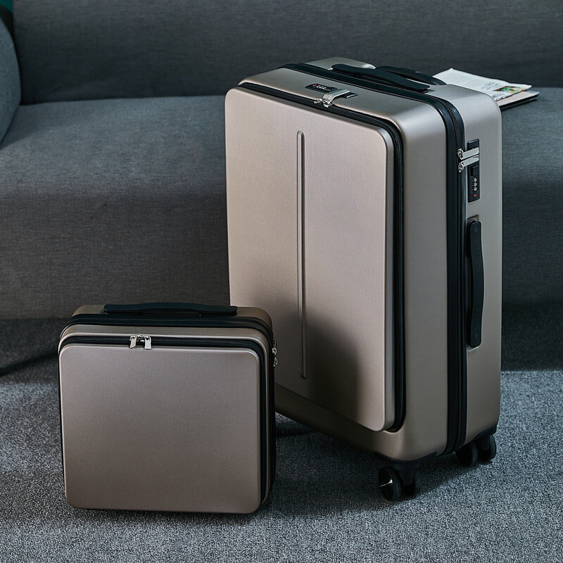 Новый дизайнерский 20 "24" дюймовый деловой Дорожный чемодан, чемодан на колесиках с сумкой для ноутбука, универсальная колесная тележка для ПК, чемодан на колесиках