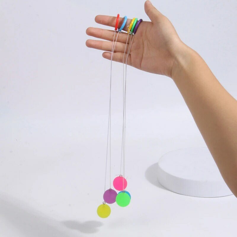 Colorful Stretch Rope Ball Children Sponge Rubber Hand Ball Toy Bouncing Elastic Sport String Children Kids Outdoor Toy Ball