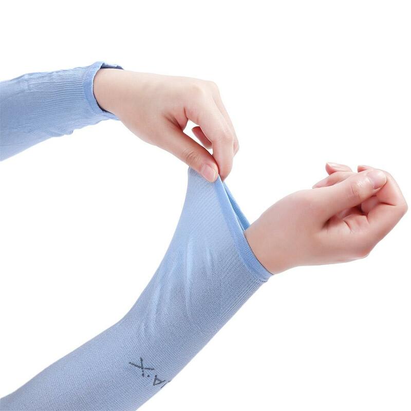 Respingi le zanzare protezione del braccio protezione solare maniche di protezione solare scaldamuscoli di ghiaccio manicotti per la protezione solare delle donne maniche per le braccia delle donne