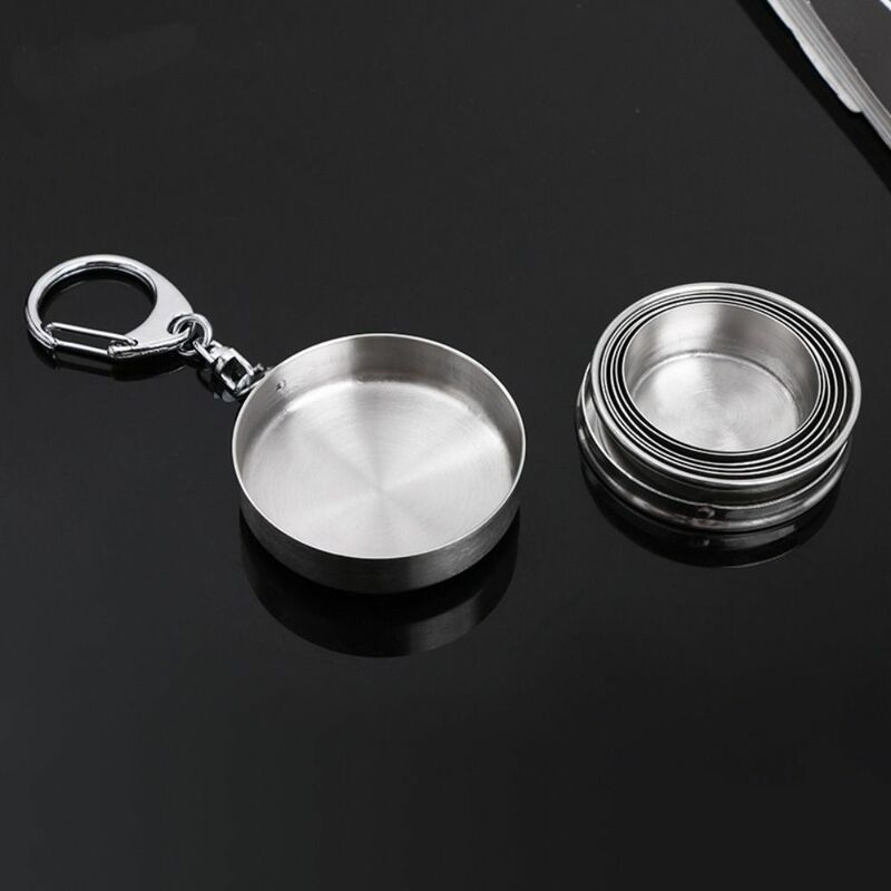 150/250ML Stainless Steel Folding Cup Portable Folded Retractable Cup Telescopic Retractable Collapsible Cups Coffee cup