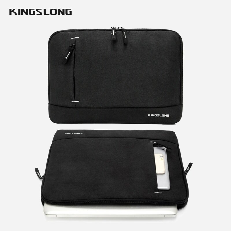 KINGSLONG-Bolsa de Transporte Laptop para MacBook Air Pro iPad, bolsa, pasta, notebook, computador, 13.3 ", 15.6"