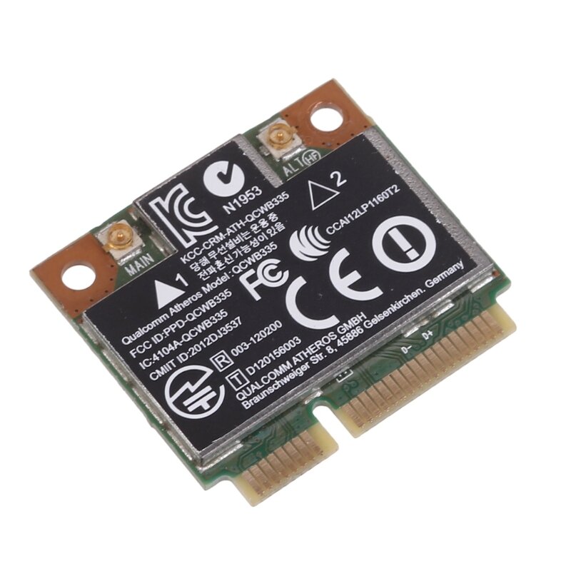 Tarjeta red inalámbrica Mini PCIE compatible con 4,0 para HPQCWB335 AR9565