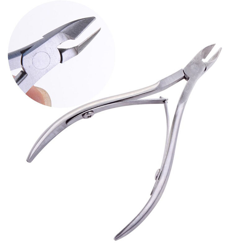 Venda quente tesoura de cutícula profissional cortador de tosquiadeira de unhas unha unha cutícula nipper aparar alicate manicure ferramenta