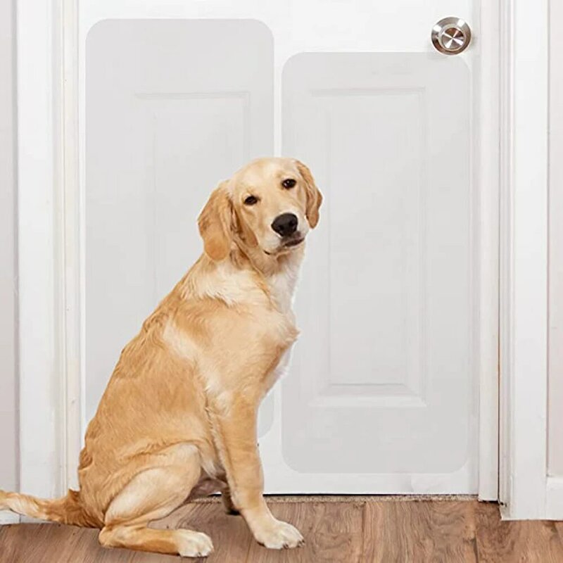 Protector de puerta antiarañazos para muebles y pared, Protector de puerta para garras de perros y gatos