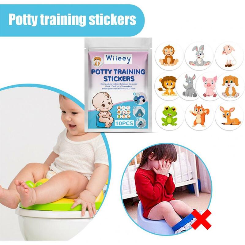 1 Pack Great Pee Targets Potty Training Seat Sticker Self-Adhesive Potty Training Toilet Sticker Effective for School