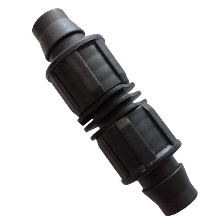 Good Quality Durable 16mm Plastic Lock Nut Coupling Drip Tape/Pipe Fittings For Agricultural Irrigation System