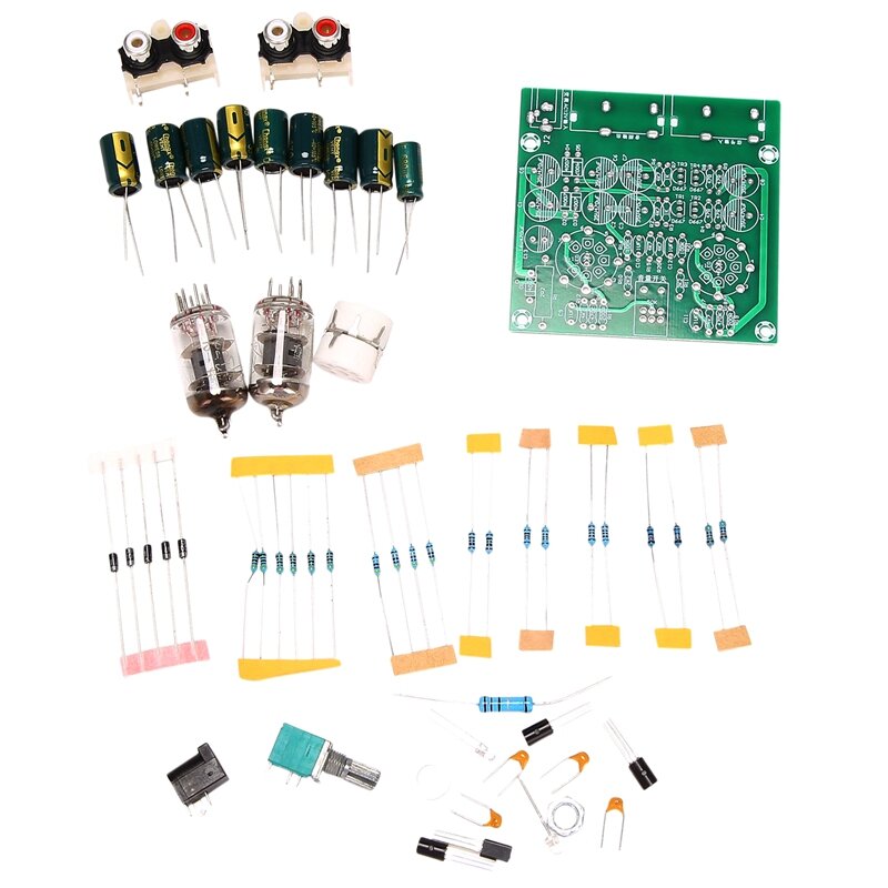 Tabung Amplifier papan Audio Amplifier pra-amp Mixer Audio 6J1 katup Preamp Bile Buffer Diy kit