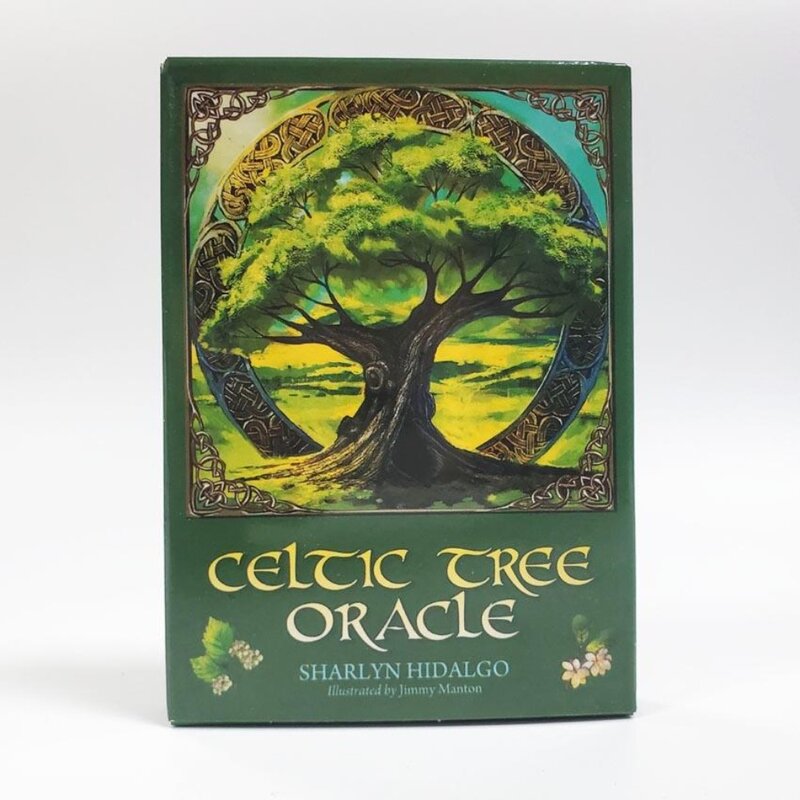 Juego de cartas de oráculo de árbol celta