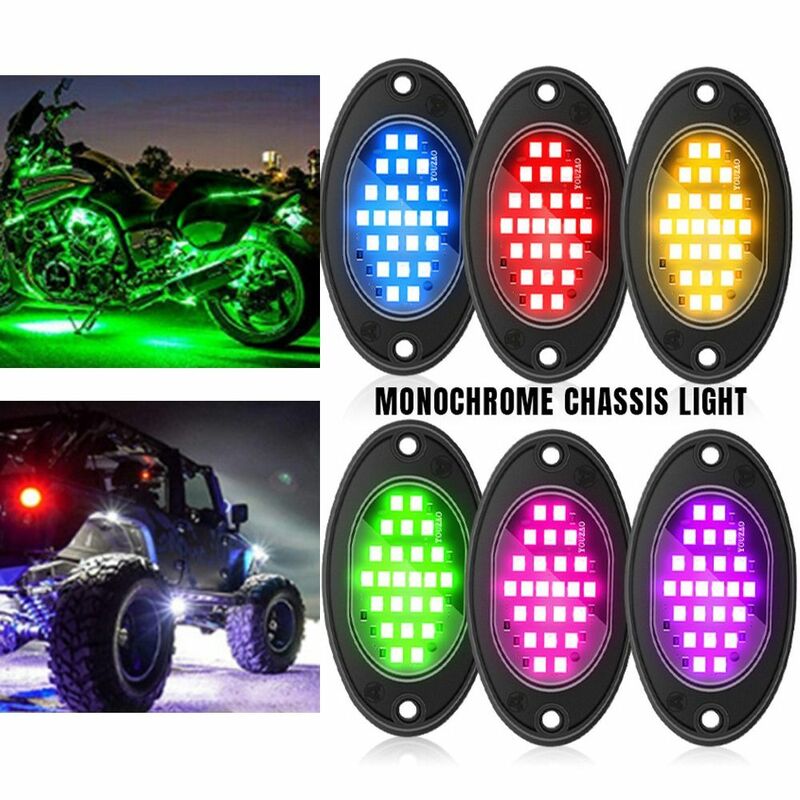 24led All terrain vehicle chassis light single color underbody LED off-road truck exterior decorative lamp for For Jeep
