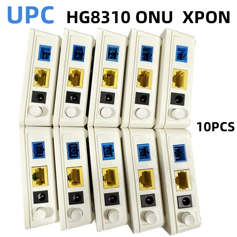10 قطعة ONU XPON UPC GPON الأصلي EPON الألياف البصرية راوتر ONT GPON FTTH 100% ONU EPON hg8310 ONU الرئيسية راوتر ONT مودم 2 5gbe